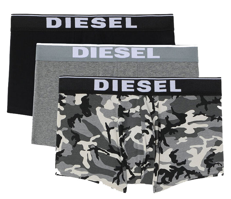 Diesel boxershorts Damien Camouflage 3-pack heren