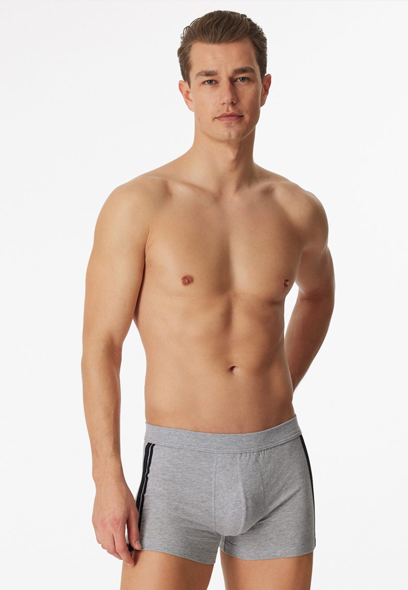 Schiesser Boxershorts 95/5 met stoffen band 3-Pack rijs