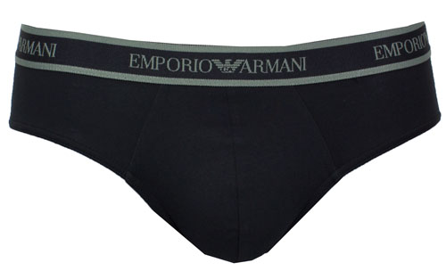 Armani slips zwart-groen 3-pack voorkant