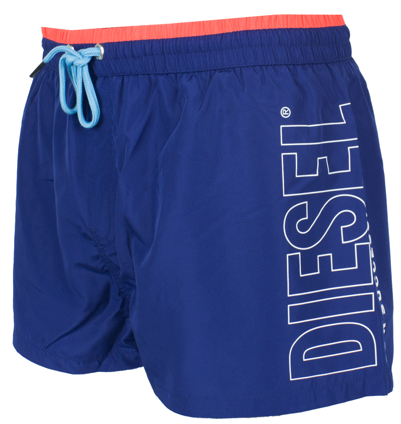 Diesel Sandy donkerblauw zijkant zwembroek