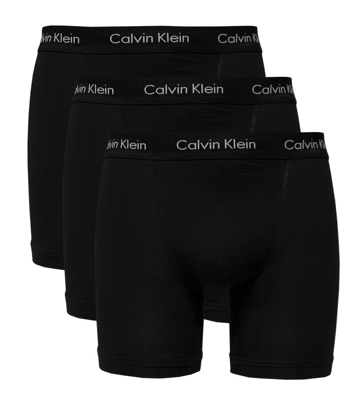 Calvin Klein boxershorts long 3-pack zwart