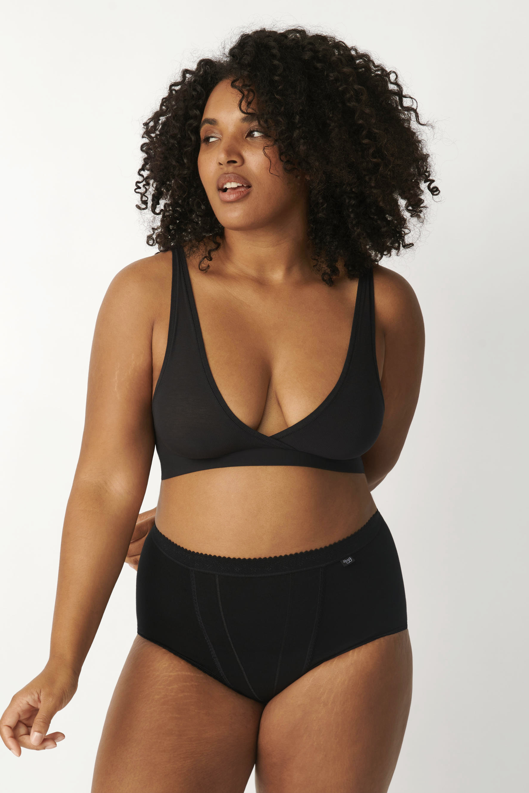 Sloggi Control Maxi slip zwart