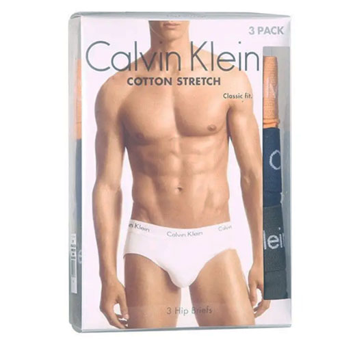 Calvin Klein 3-pack slips verpakking