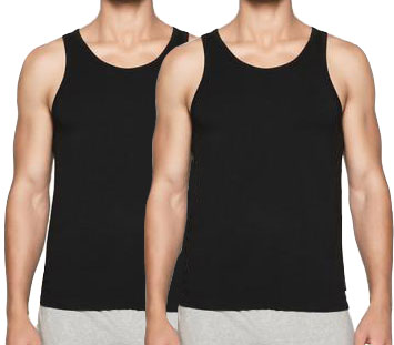 Calvin Klein hemden 2-pack modern cotton zwart