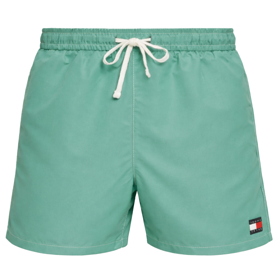 Tommy Jeans zwemshort met Heritage logo Bahama green