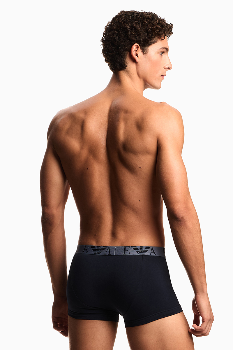 Armani boxershorts 3-pack blauw 