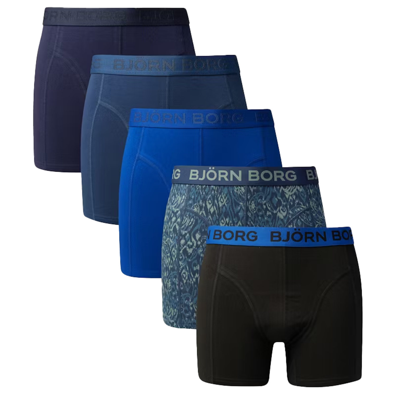 Bjorn Borg boxershorts 5-pack cotton stretch blauw M