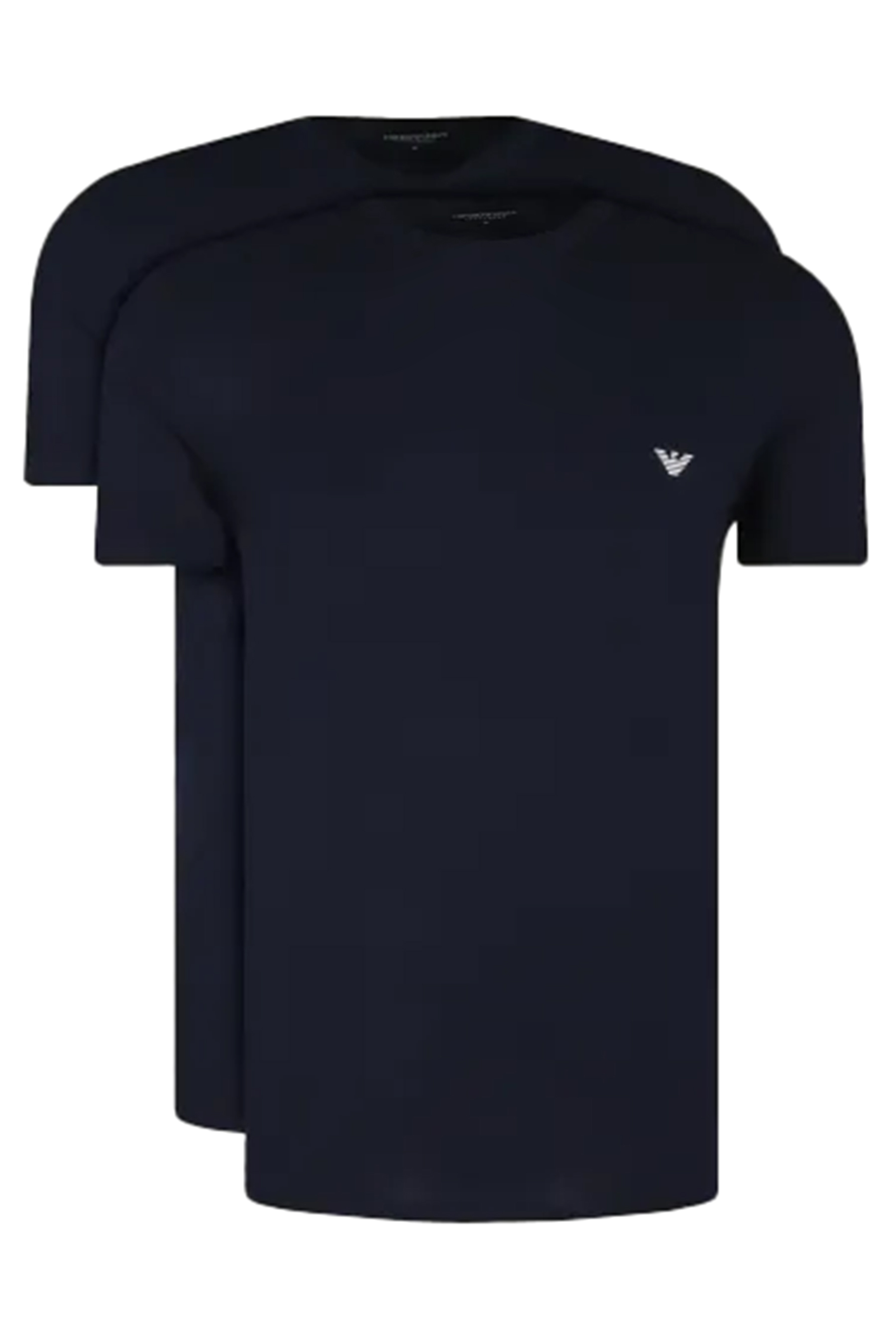 Armani T-shirts met ronde hals 2-pack blauw