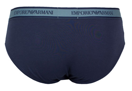 Armani slips blauw 3-pack achterkant