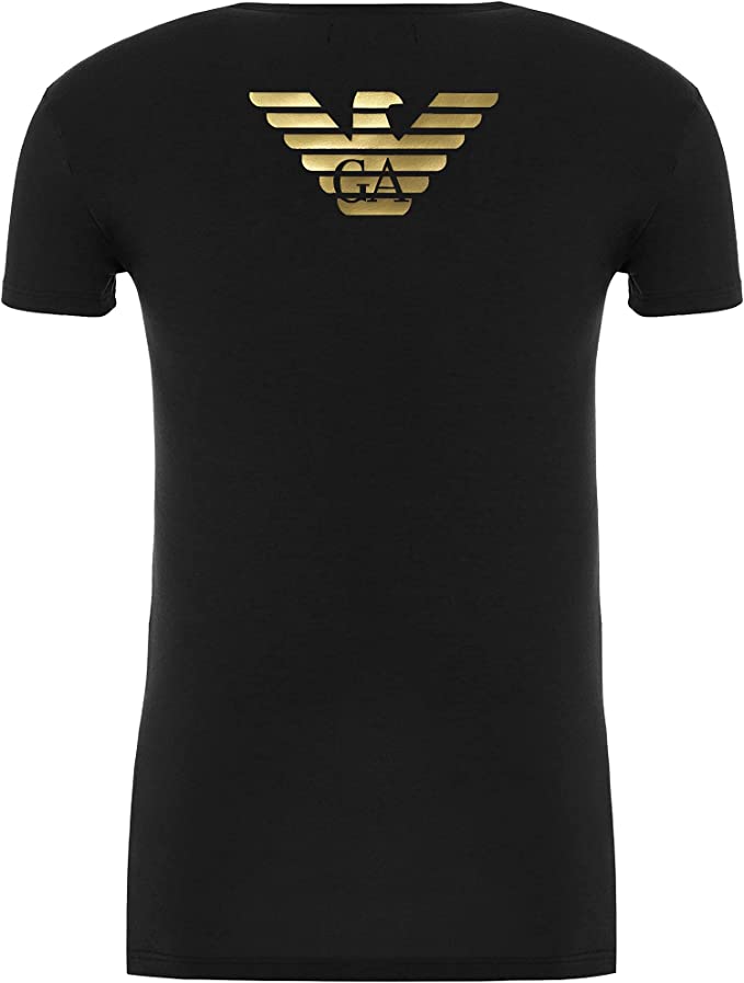 Armani T-shirt big eagle logo print