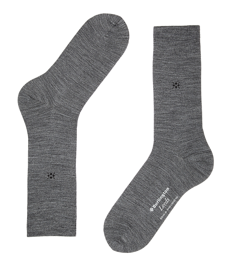 Burlington Leeds sokken grijs