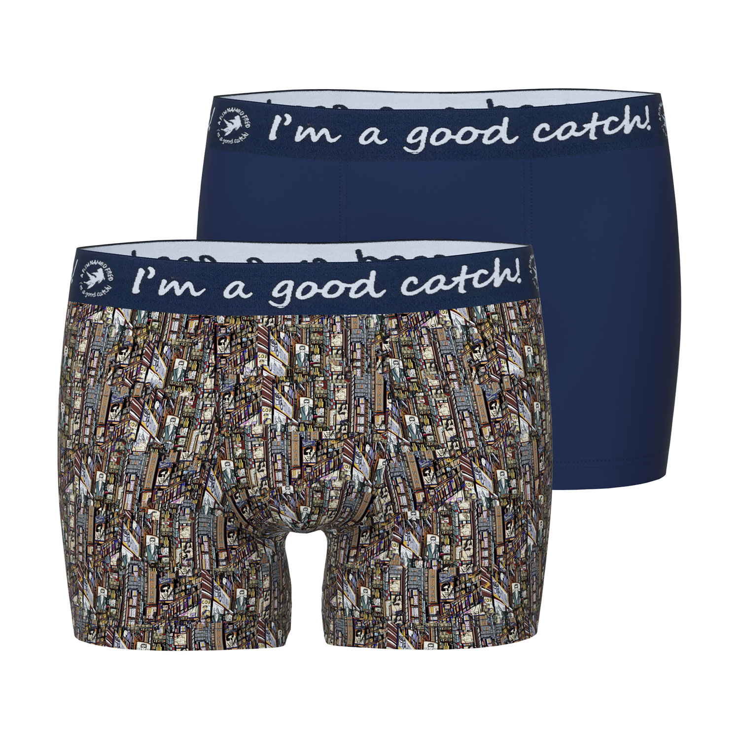 A Fish named Fred Boxershorts 2-pack Steden