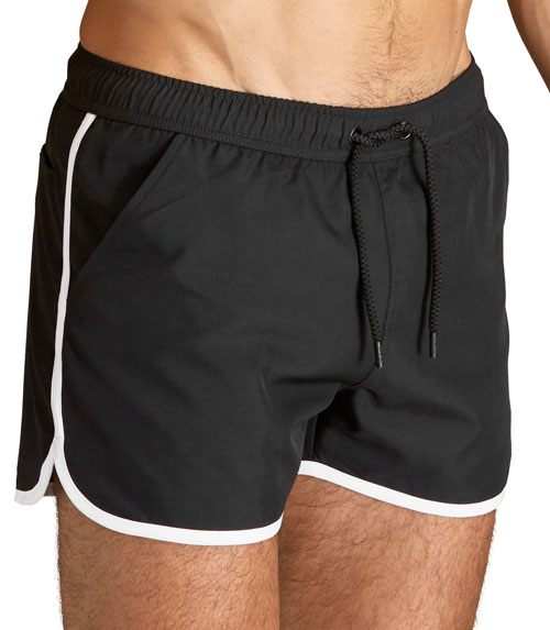 Bjorn Borg zwemshort Sandro zwart-wit 