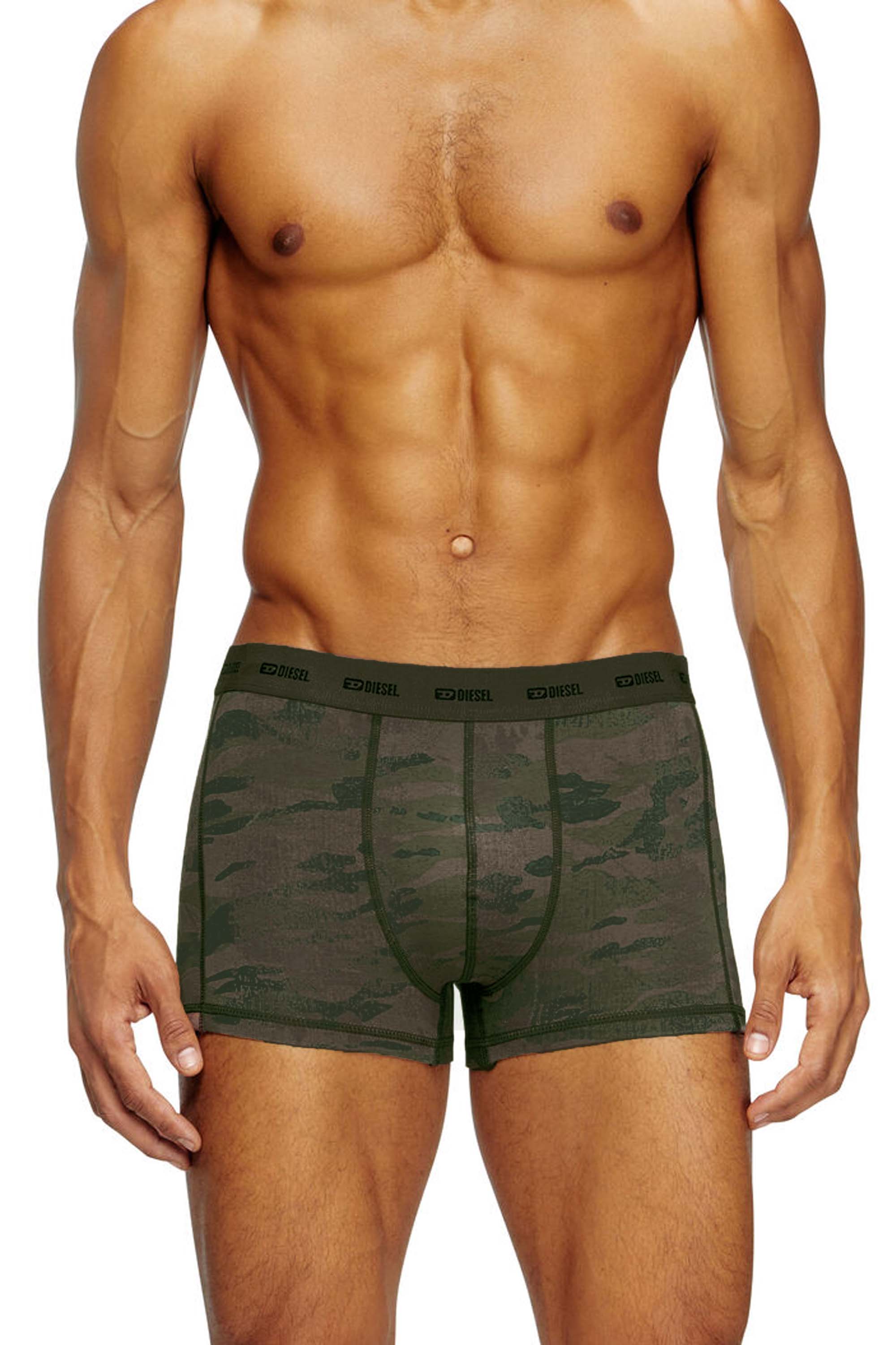 Diesel Boxershort Damien 3-pack groen-zwart-bruin 