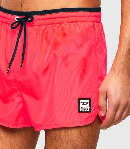 Diesel kort model zwemshort Reef roze zijkant