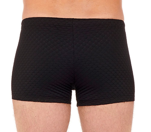 Hom Zwemboxer Antoni zwart achterkant