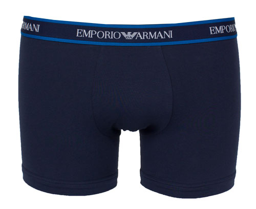 Armani boxershorts 3-pack donkerblauw voorkant