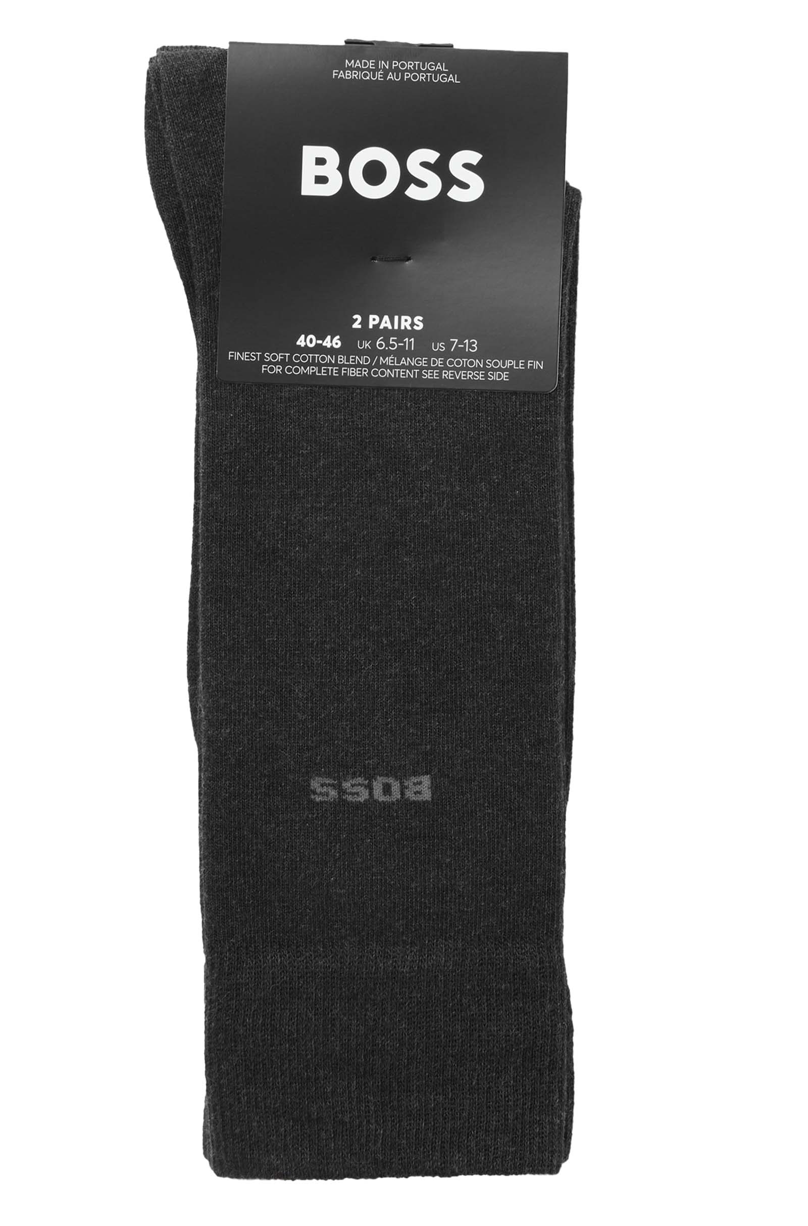 BOSS Sokken 2-paar antraciet