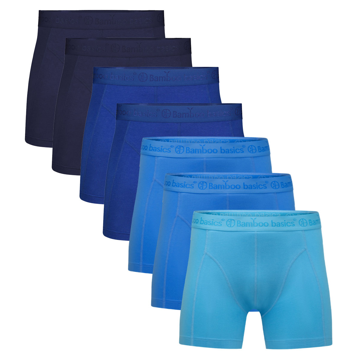 Bamboo basics  7-pack boxers Rico blauw/blue