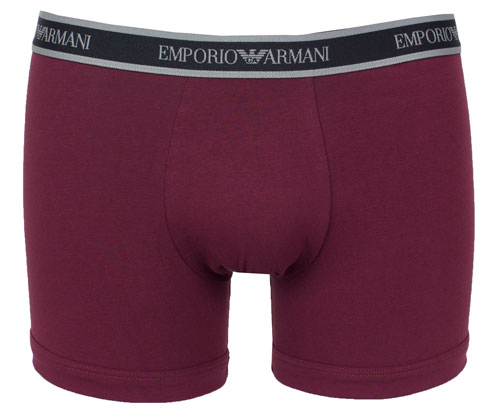 Armani boxershorts 3-pack rood voorkant