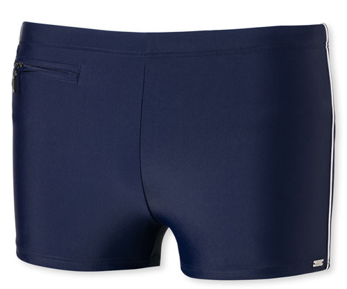 Schiesser zwemboxer met rits blauw