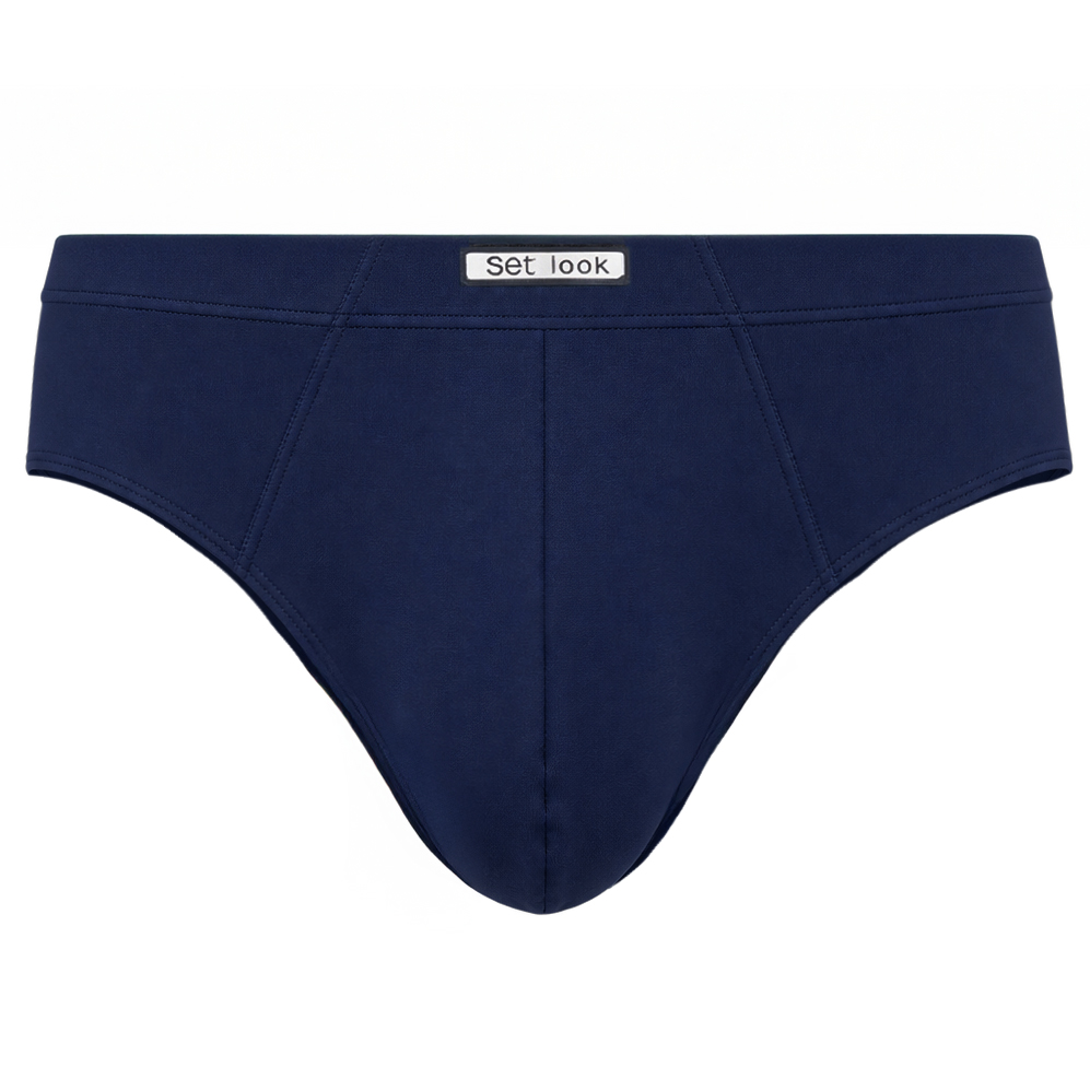 Set microfiber heren slip blauw