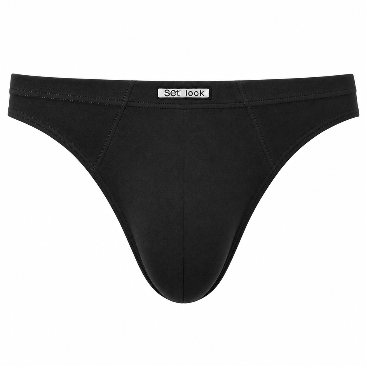 Set Heren string microfiber zwart