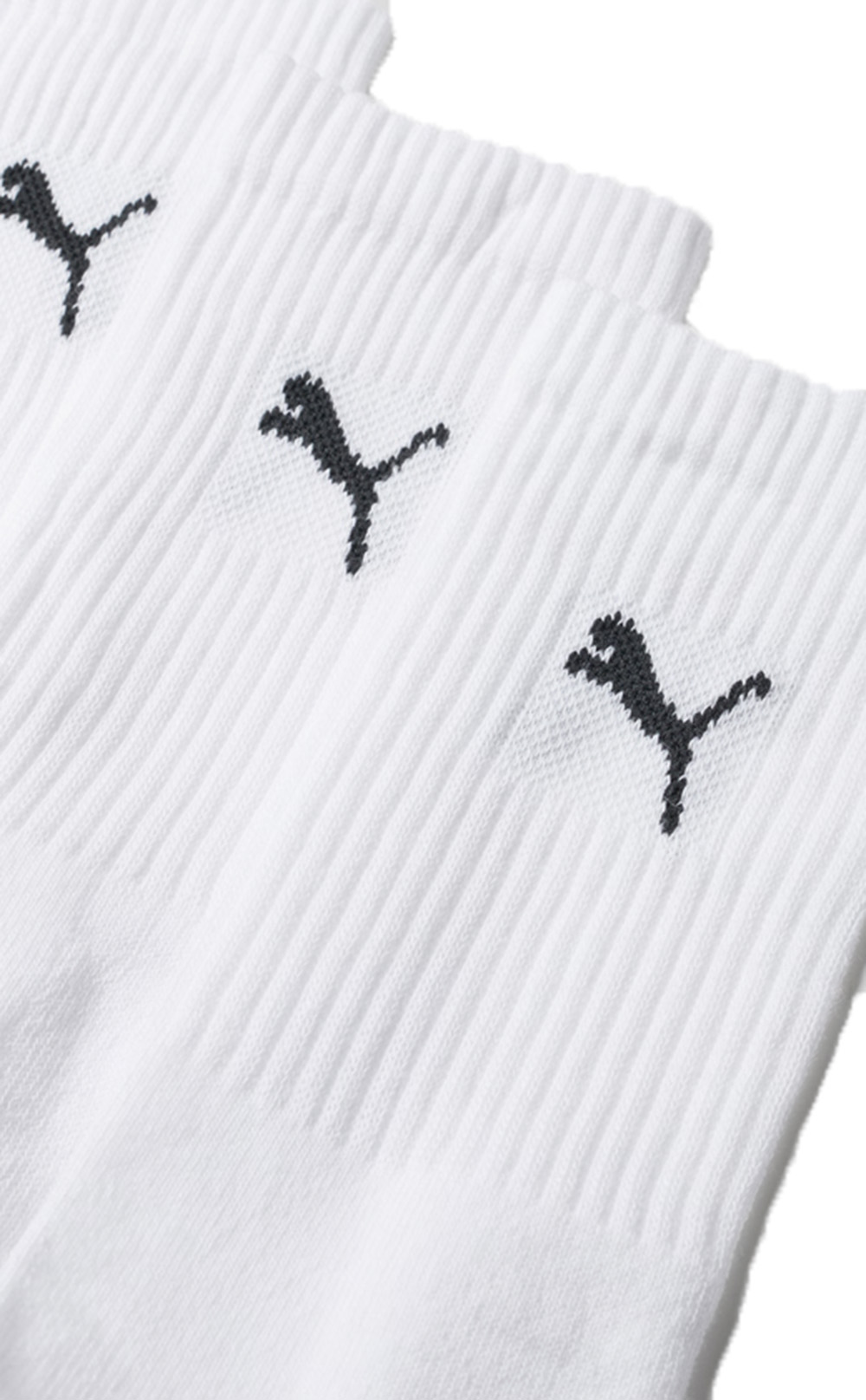 Puma Sportsokken 3-paar wit