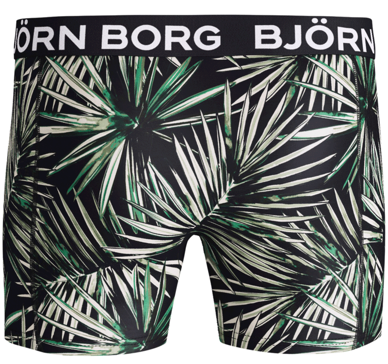 Bjorn Borg boxershorts Palmleaves microfiber achterkant