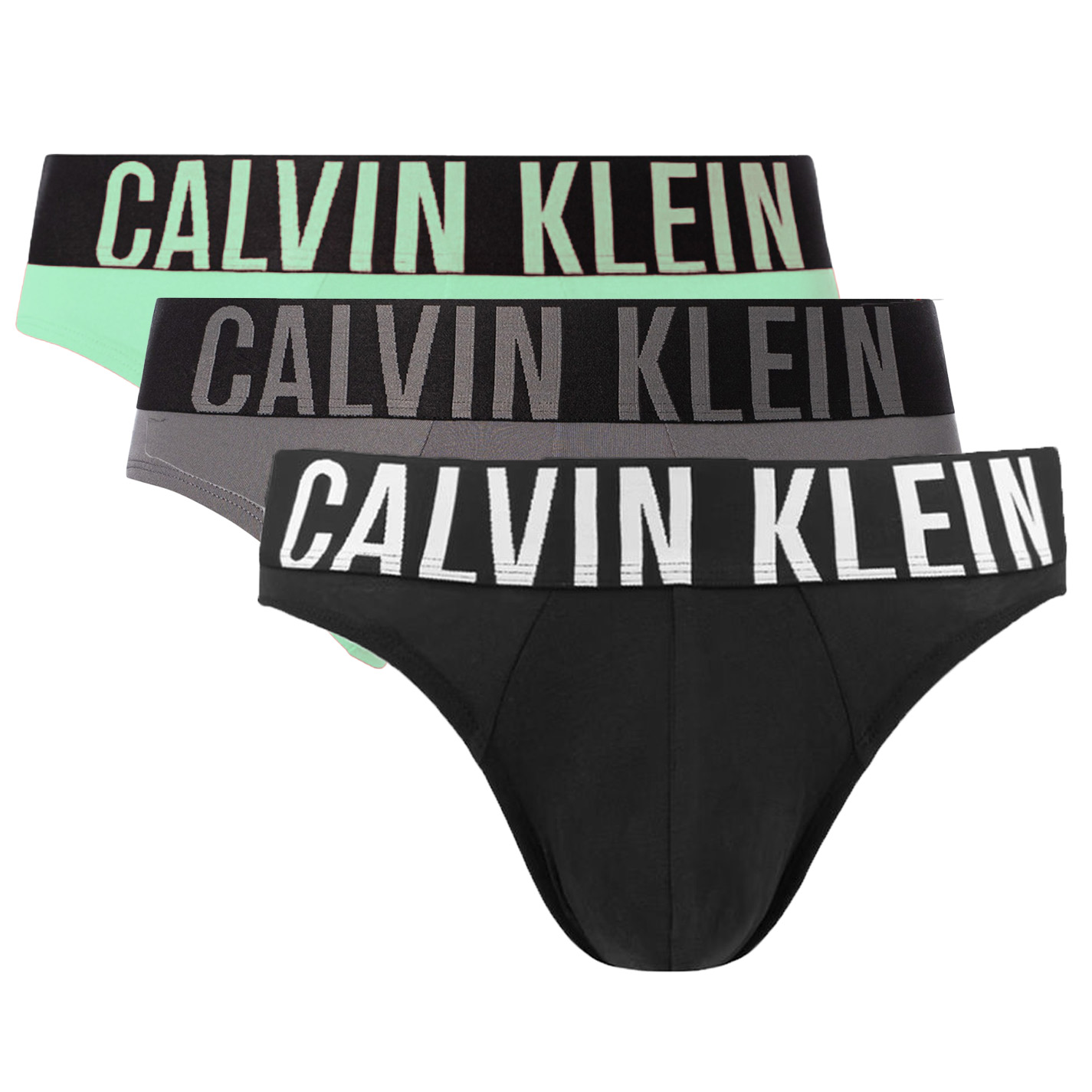 Calvin Klein Intense power slips 3-pack zwart