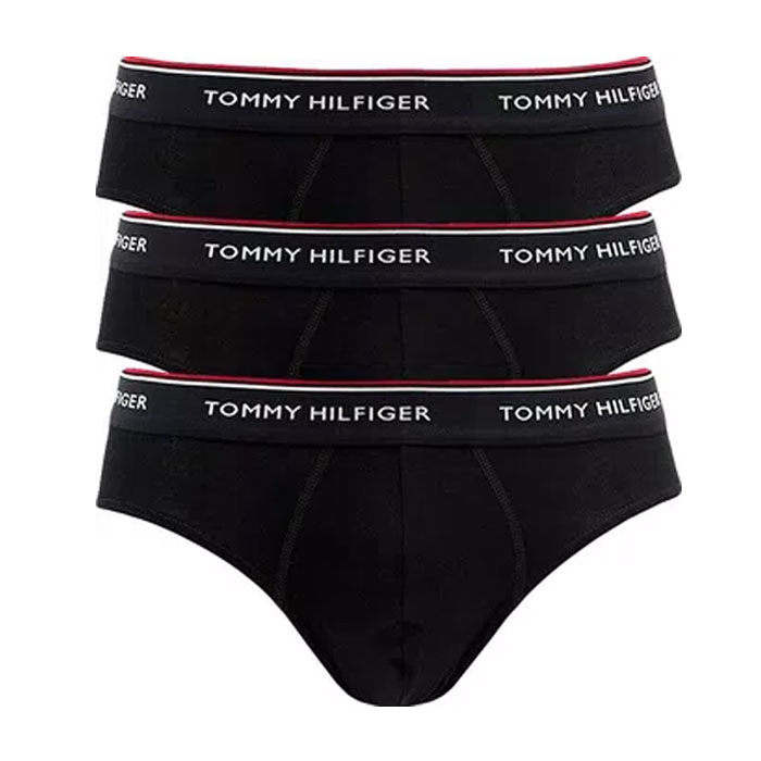 Tommy Hilfiger slips Essentials 3-pack zwart 1