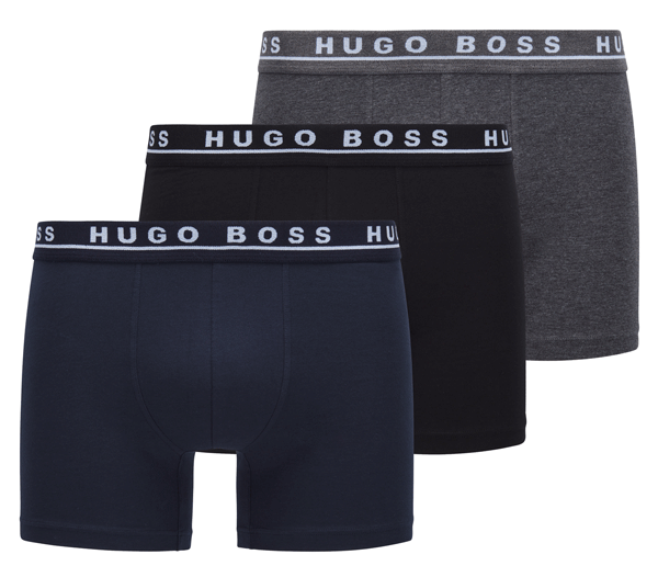 Hugo Boss boxershorts zwart-grijs-blauw
