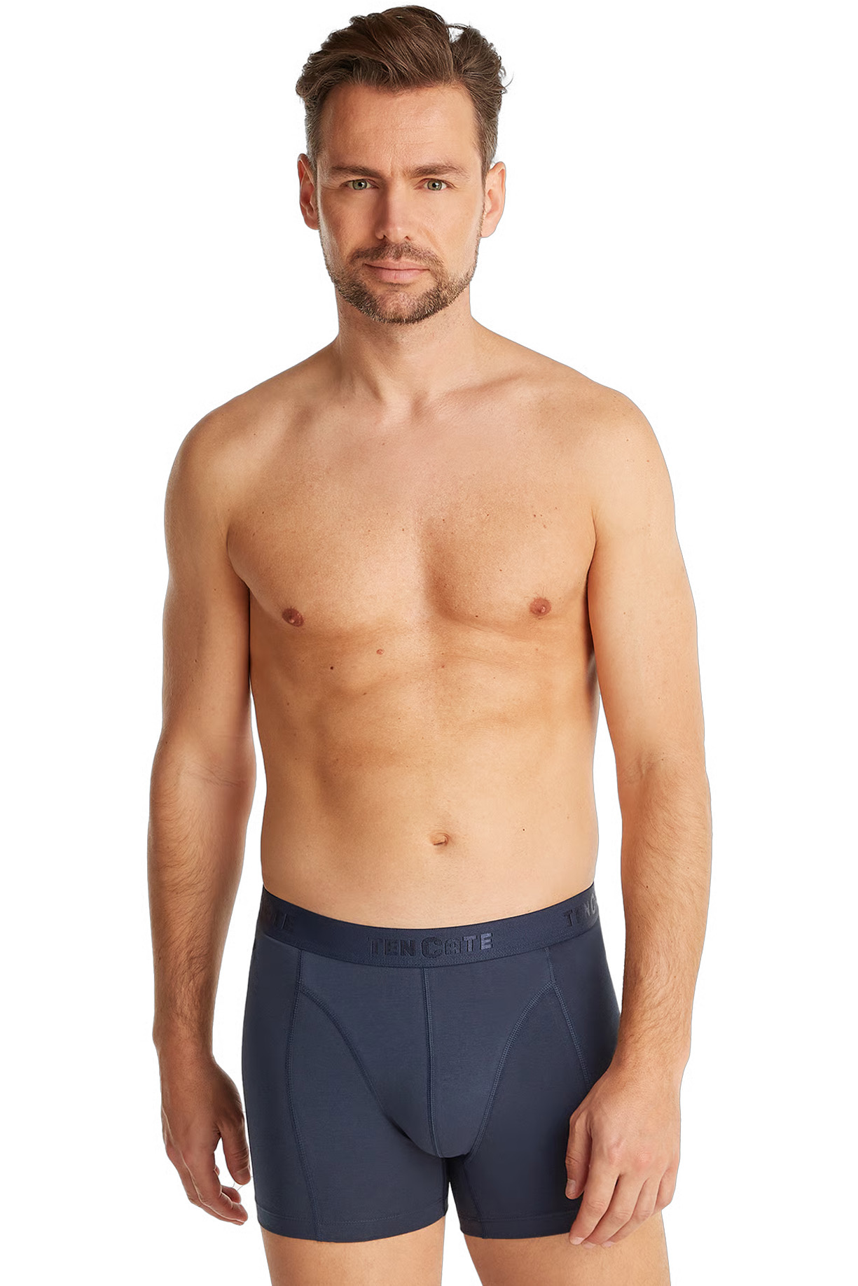 Ten Cate boxershorts organic cotton 4-pack blauw