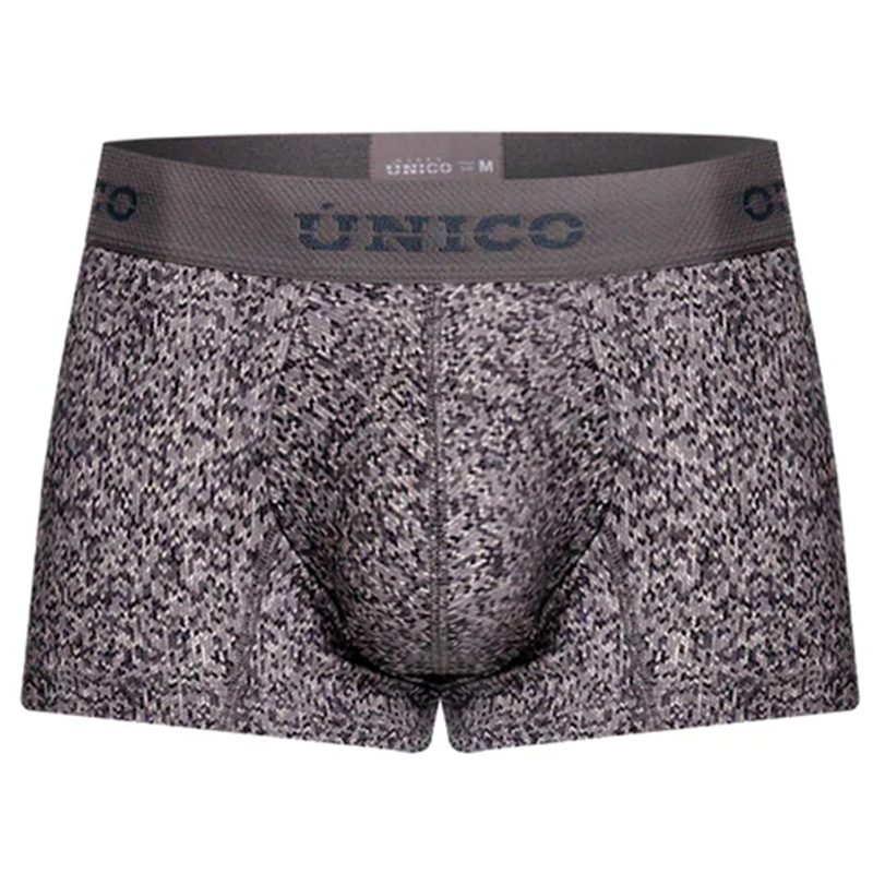 Mundo Unico boxershort Suede zwart-wit