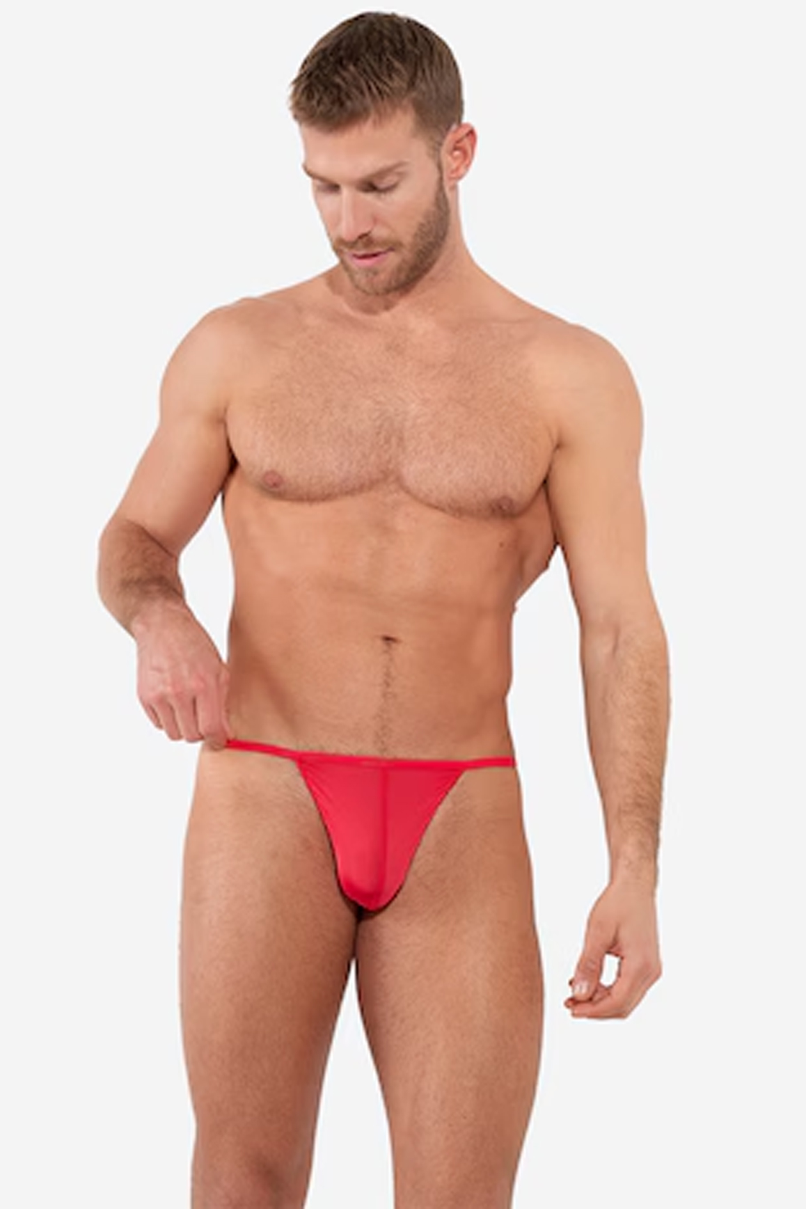 Hom G-string Plumes 3-pack rood