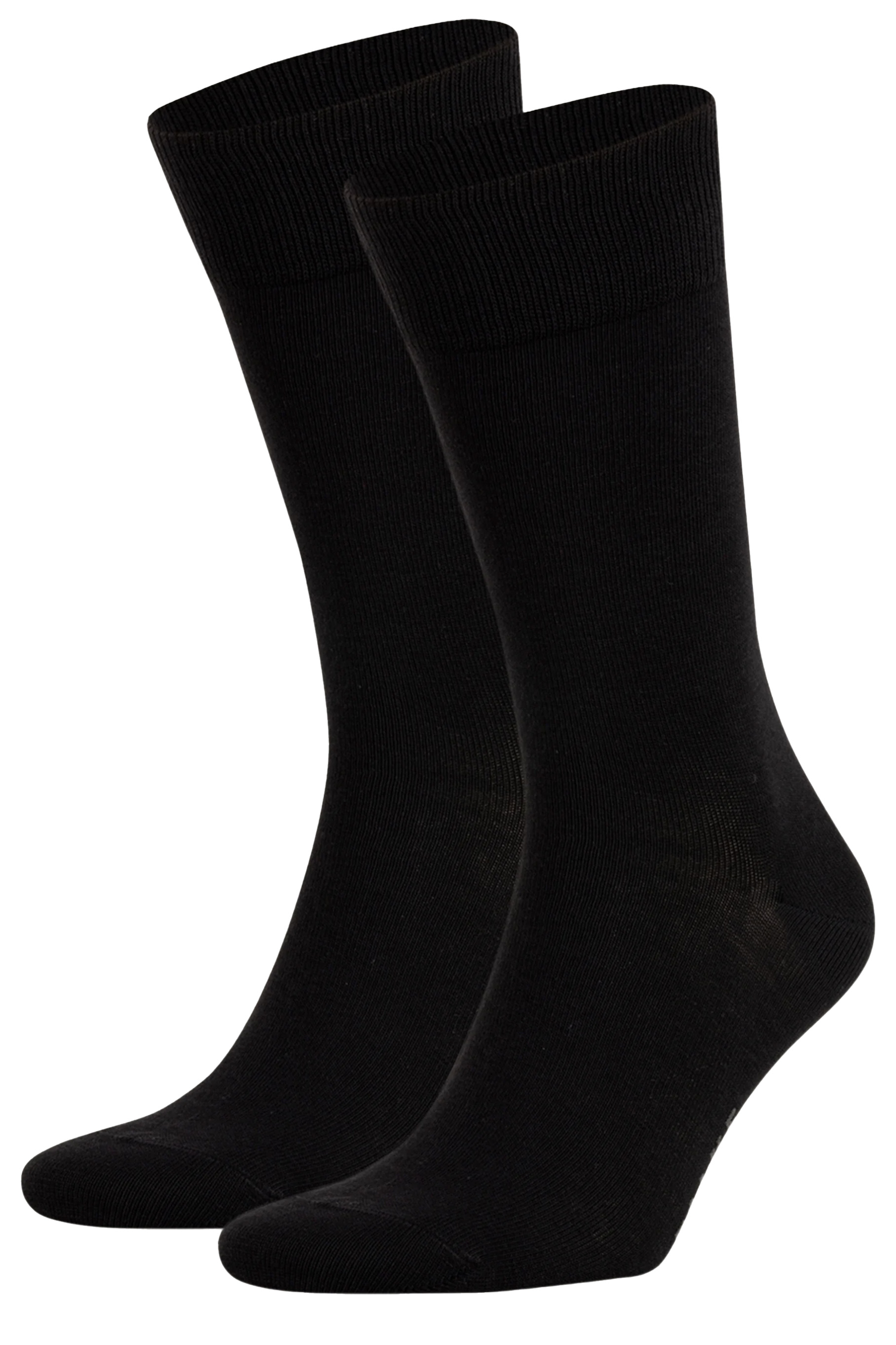 FALKE Happy sokken 2-paar zwart