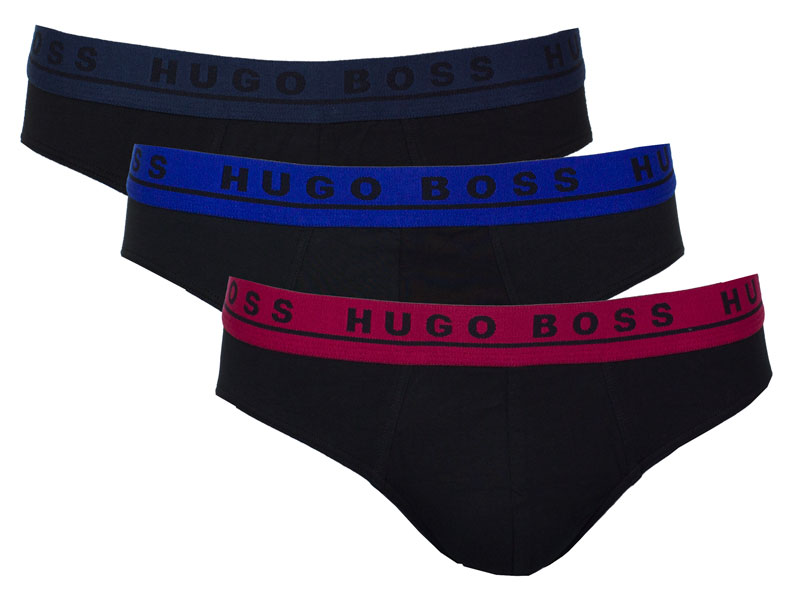 Hugo Boss heren slips 3-pack zwart