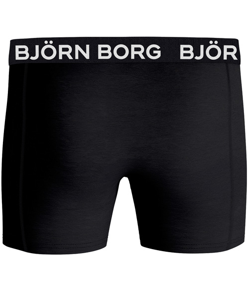 Bjorn Borg 5-pack Essential zwart achterkant