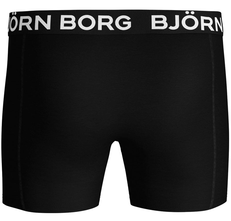 Bjorn Borg boxershorts Core 2-pack zwart achterkant