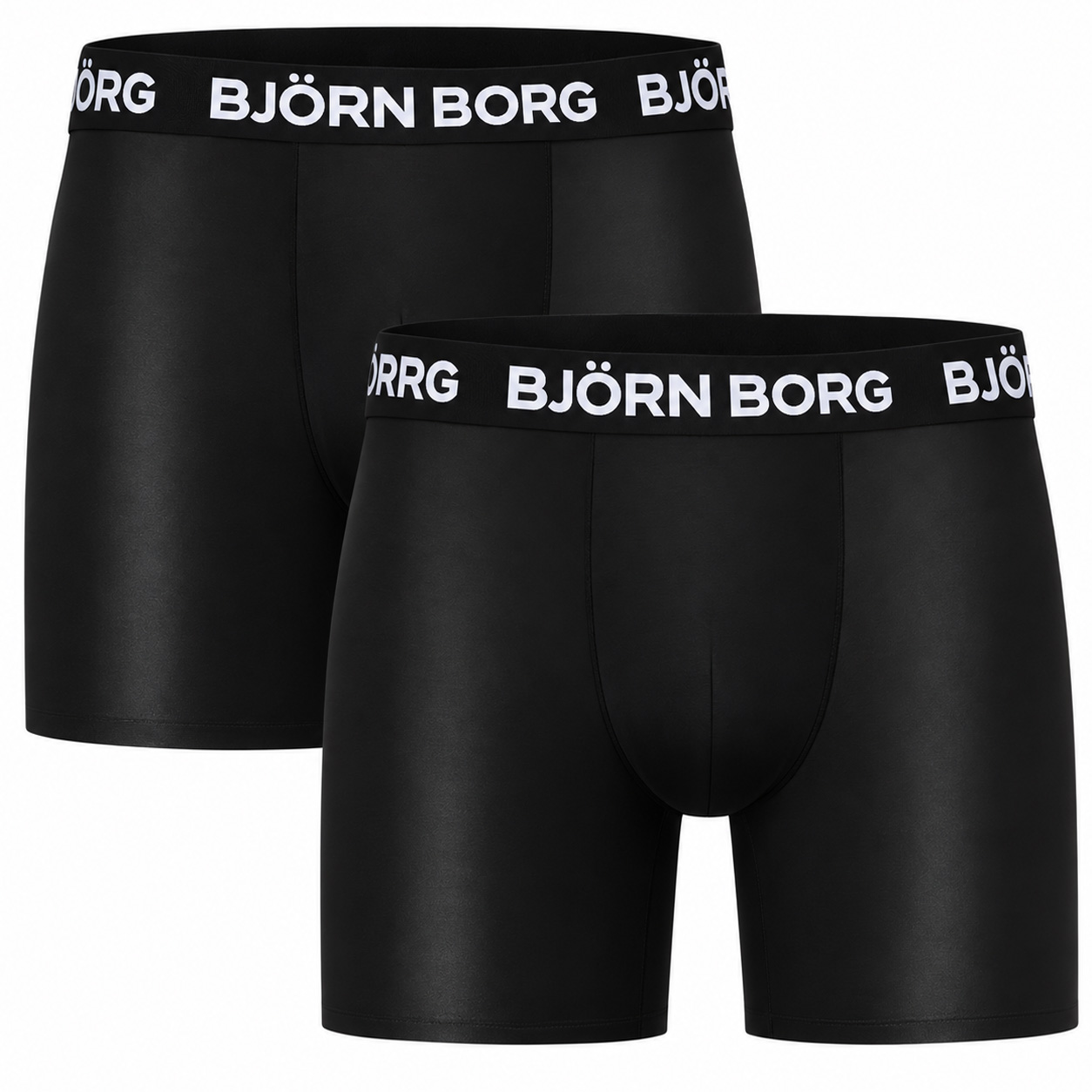 Bjorn Borg Boxershorts sports microfiber 2-pack zwart