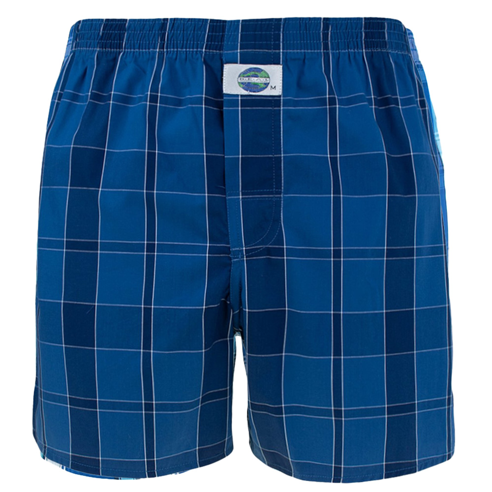 Deal Boxer blauw met ruit