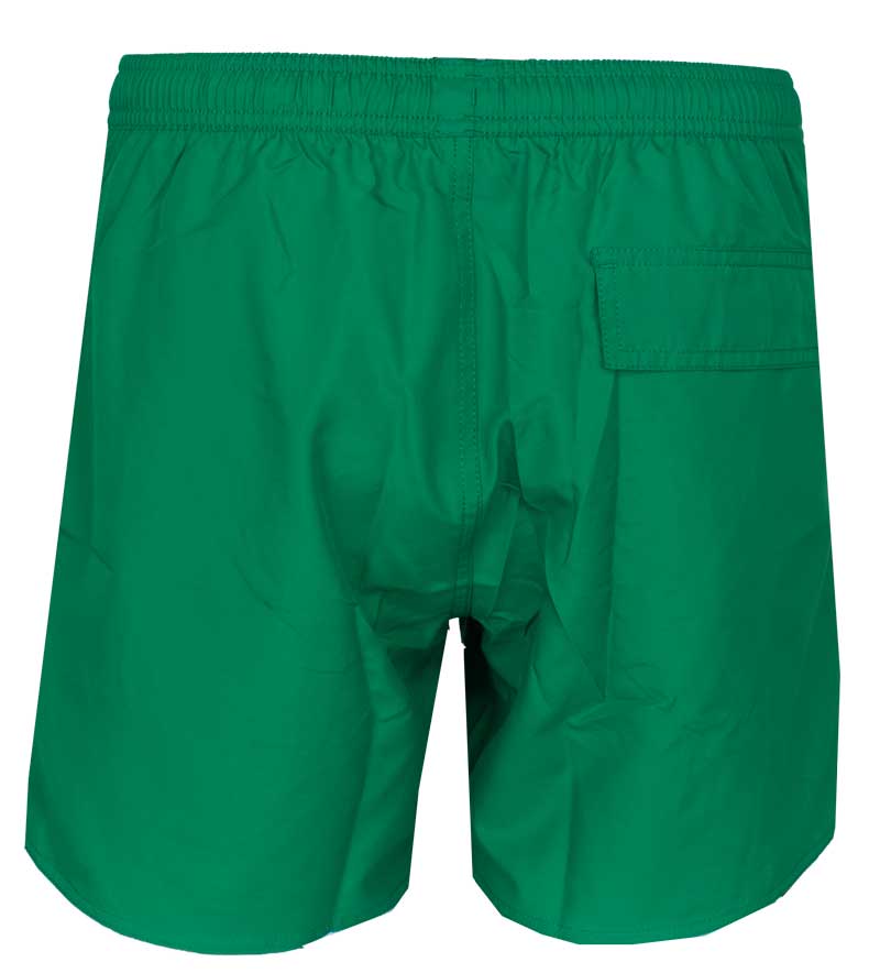Armani zwembroek groen logo achterkant