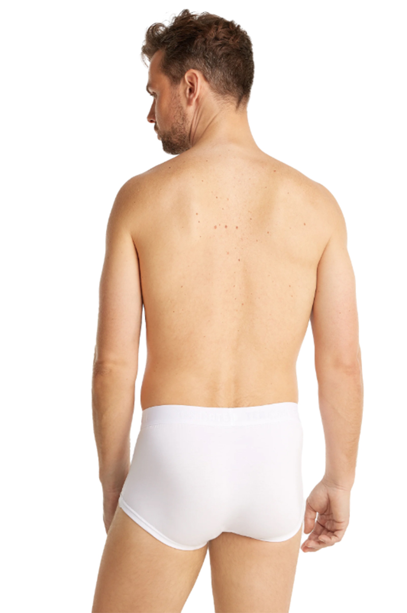 Ten Cate Organic classic slip met gulp 2-pack wit