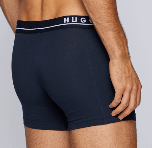 Hugo Boss boxershort blauw achterkant