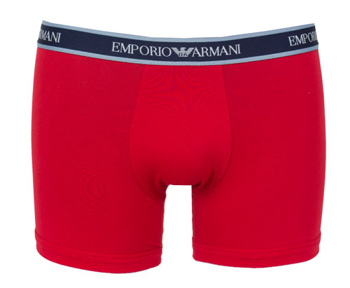Armani boxershorts 3-pack stretch katoen rood