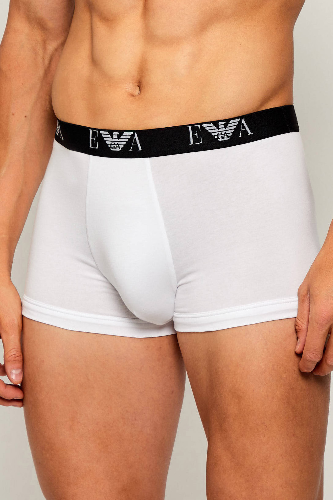 Armani boxers - trunk EA logo band 3-pack wit