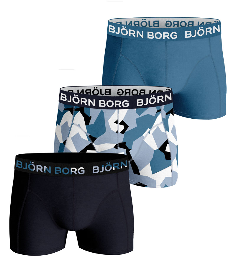 Bjorn Borg boxershort kids 3-pack Nordic Camo