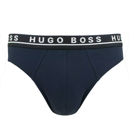 Hugo Boss Slips 3pack-donkerblauw