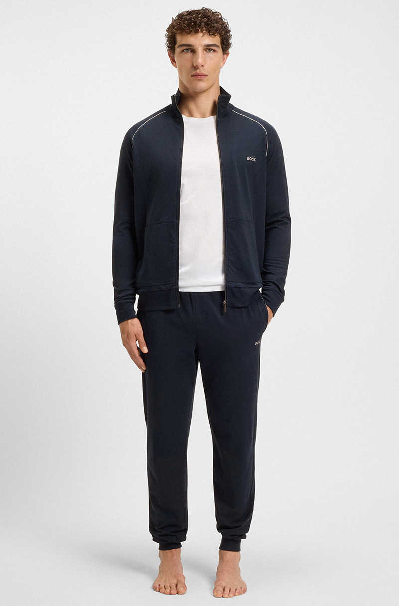 Boss Mix-Match vest blauw 