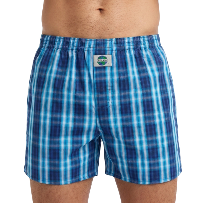 Deal boxer blauwe ruit 192308